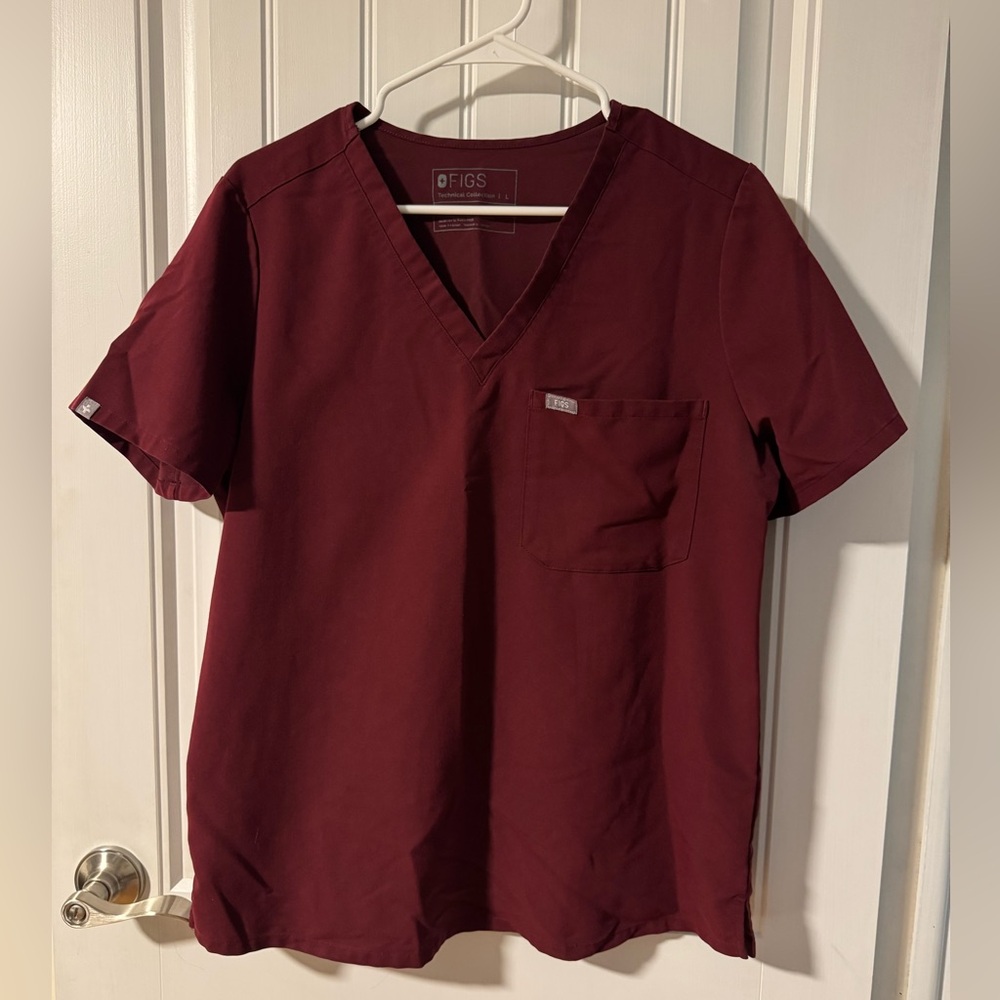 Figs Catarina scrub top L